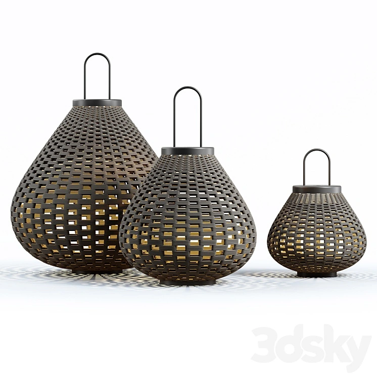 Poltrona Frau - Sparkler Lanterns by Kensaku Oshiro 