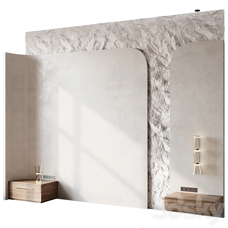 Headboard 3d Wall Panel 04 