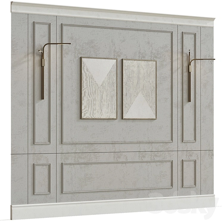 Decorative wall composition 34 