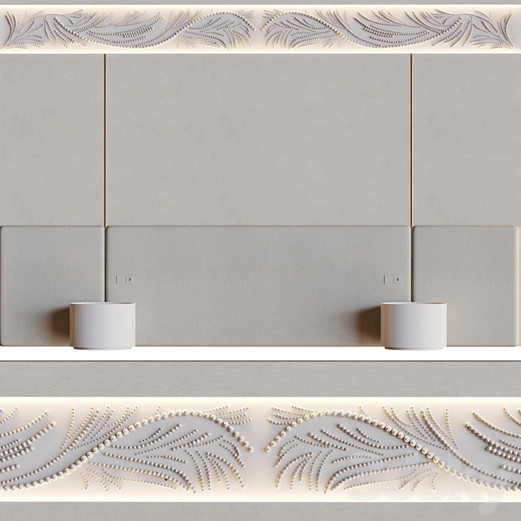 Decorative wall 3D panel 015 