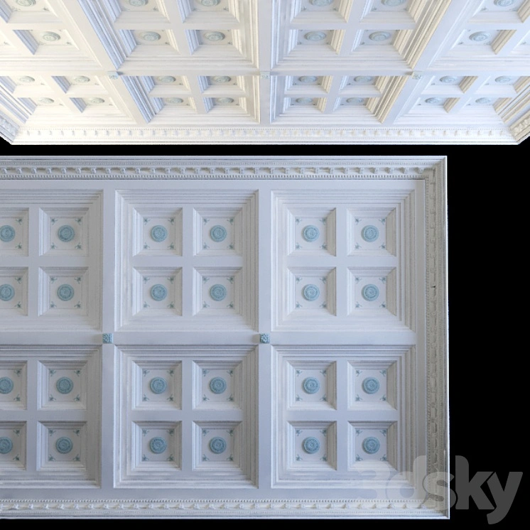 Coffered ceiling 