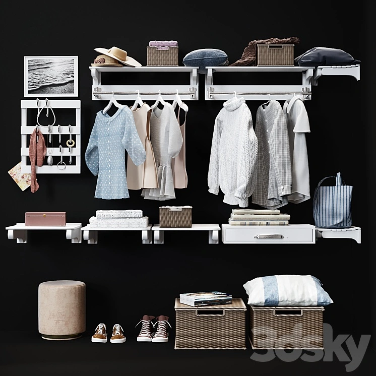 Hallway Pottery Barn Declan Closet Accessories 