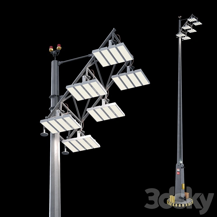 Lighting support with EWO floodlights 