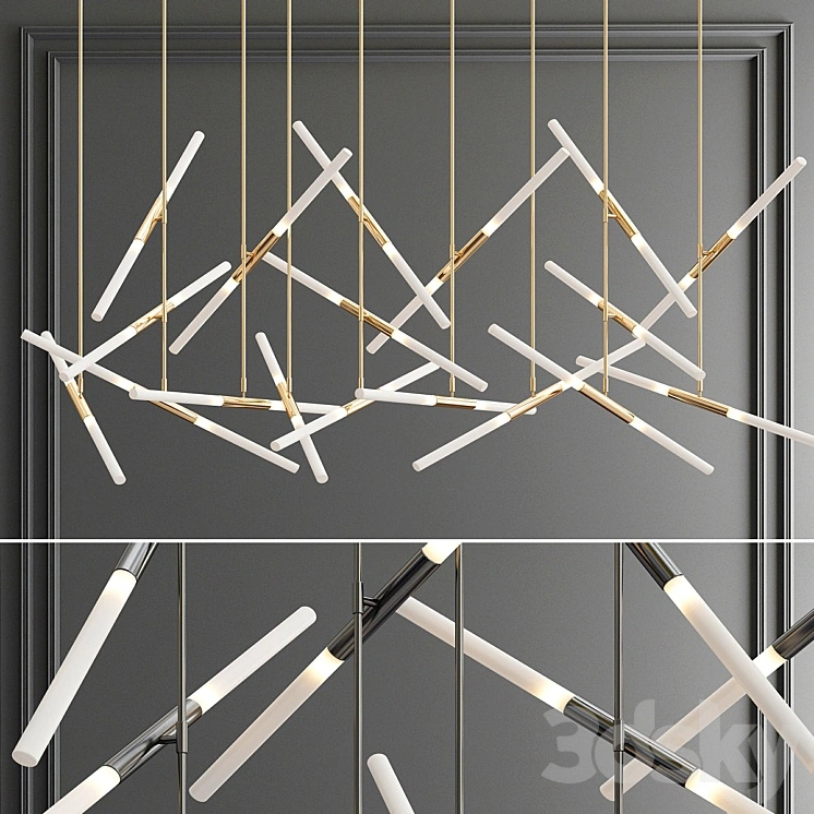 Multi LED Tube Pendant Big 