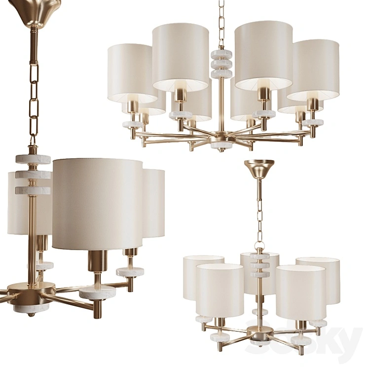 Chandelier Freya Tiana FR5015PL-05G and FR5015PL-08G 