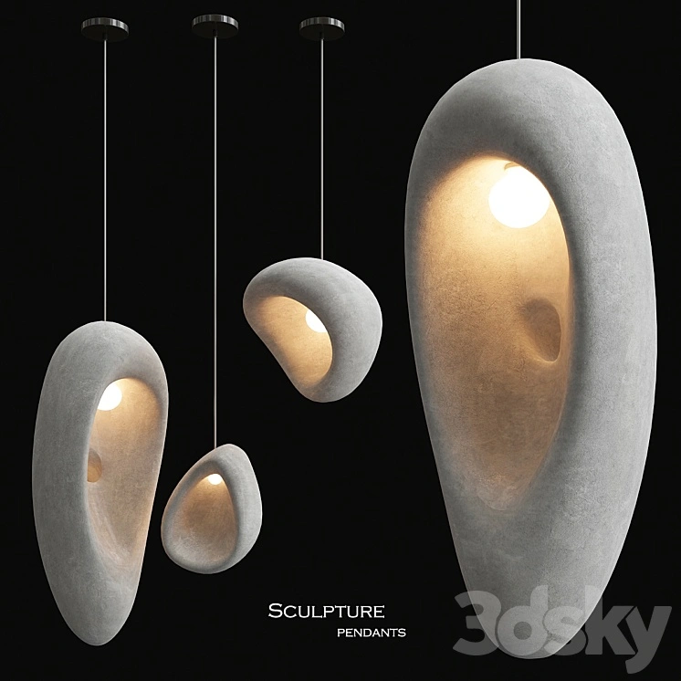 Sculpture Pendants by ROGAN GREGORY 