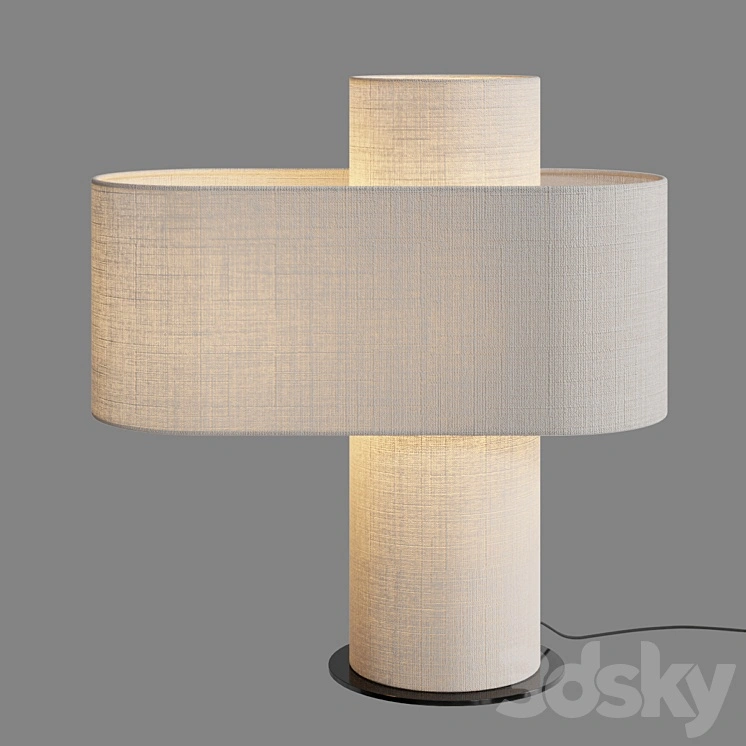 CRATE & BARREL Heron Glowing Table Lamp 
