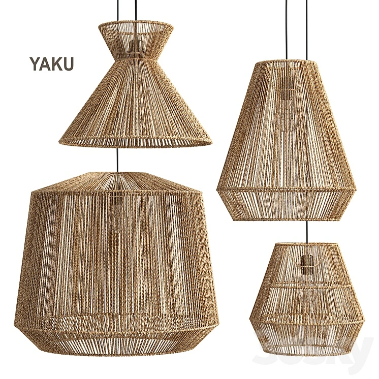 Hemp lamp Yaku LA REDOUTE 
