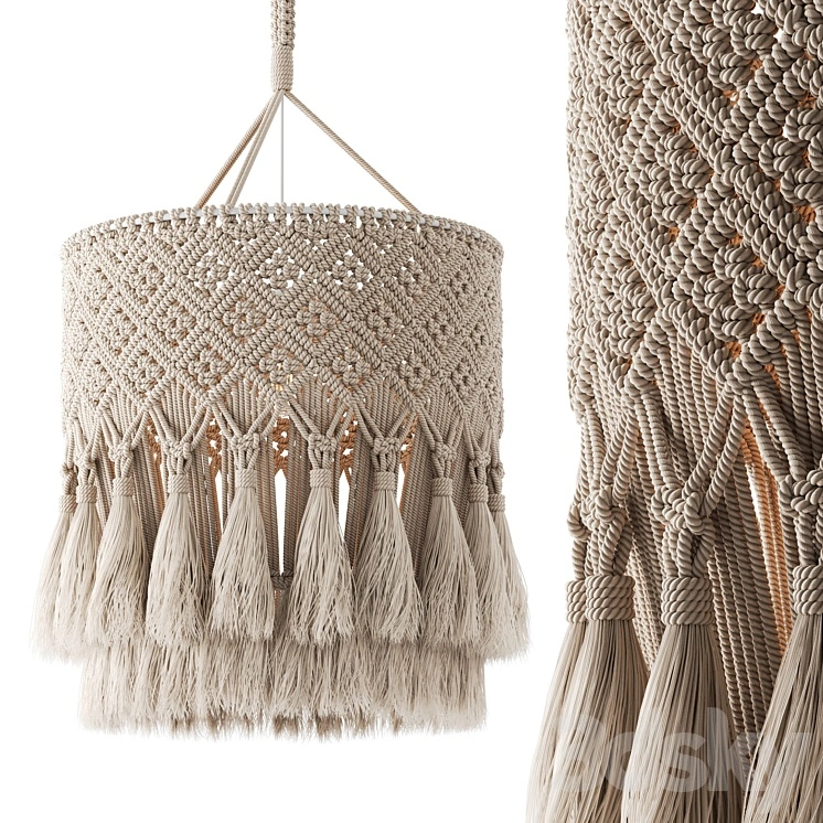 MACRAME Pendant Light 01 