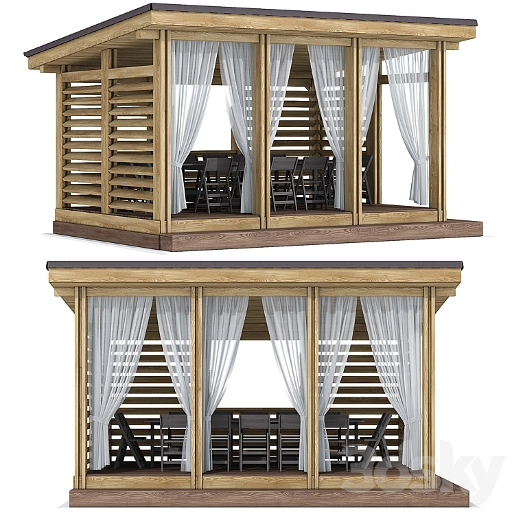 Arbor terrace veranda gazebo canopy 