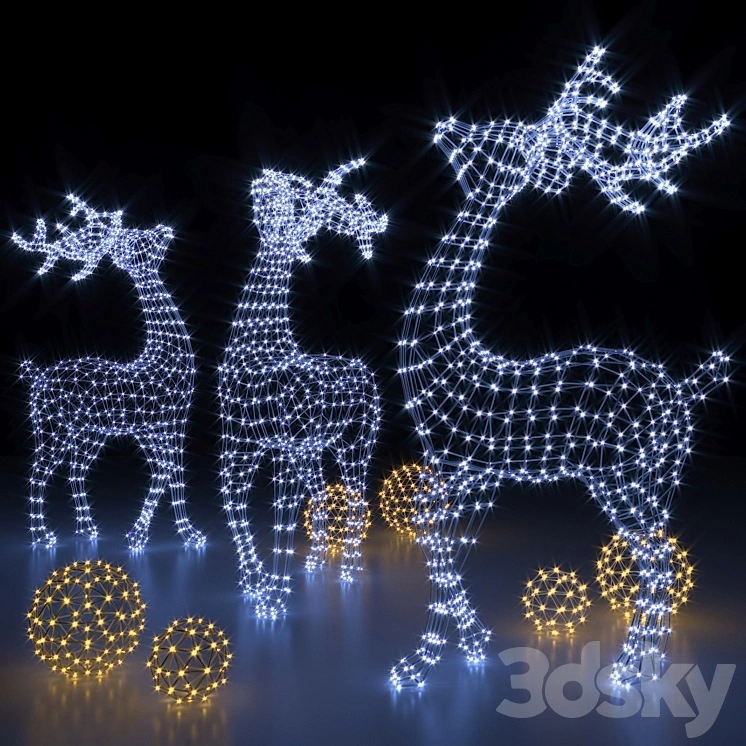 Deer garland 