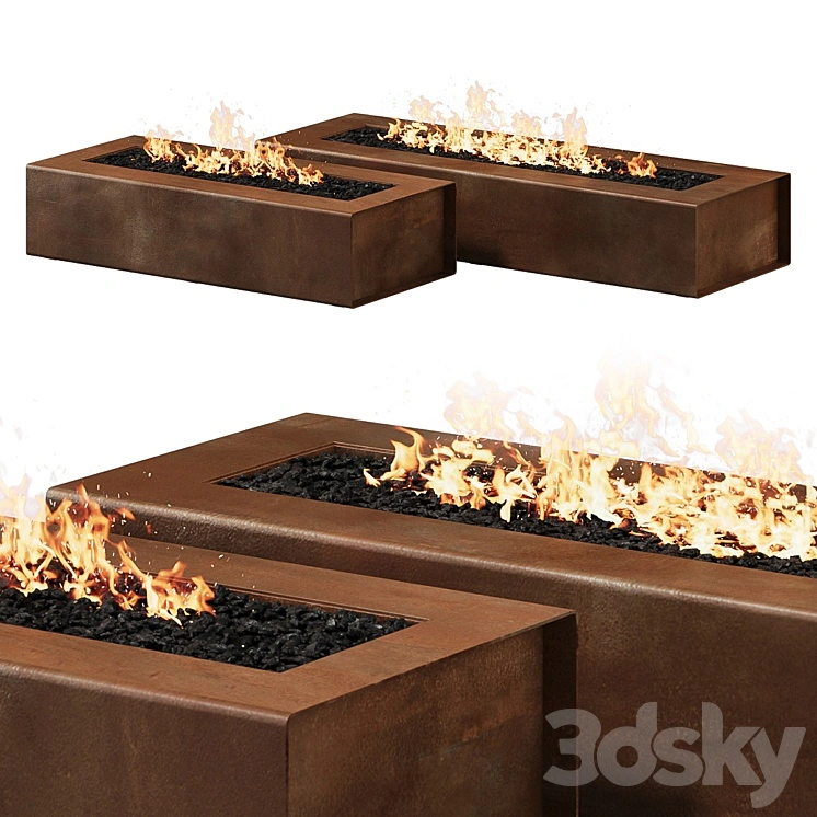 Robata Corten Firepit by Paloform 