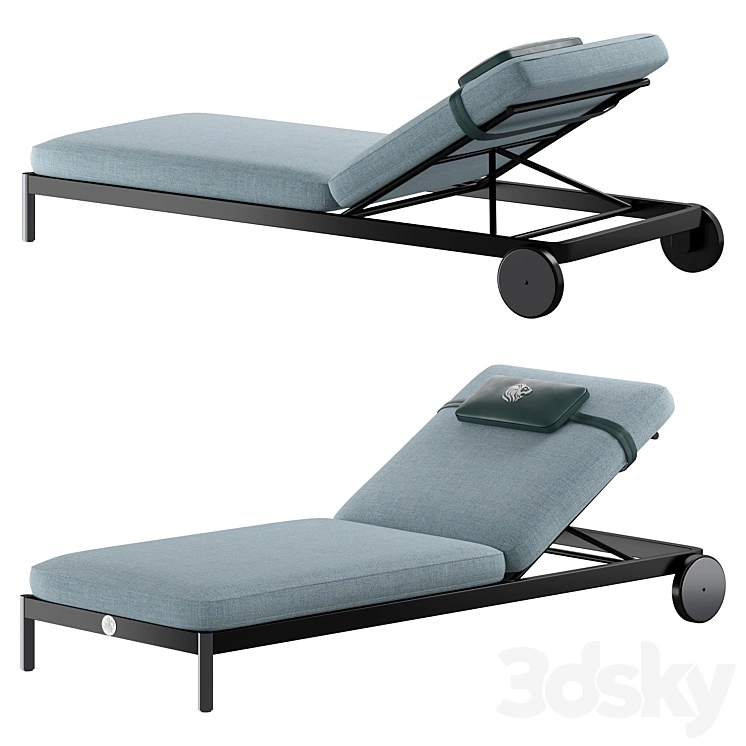 Oasis boutdoor chaise longue by giorgiocollection 