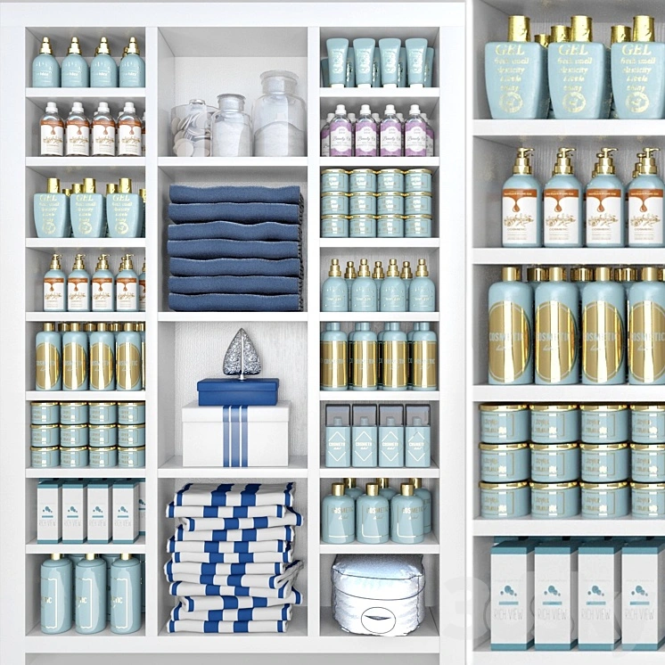 Collection of cosmetics 3. Beauty salon 