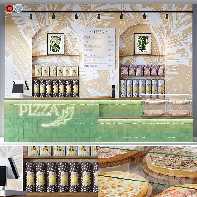 Cafe pizzeria 