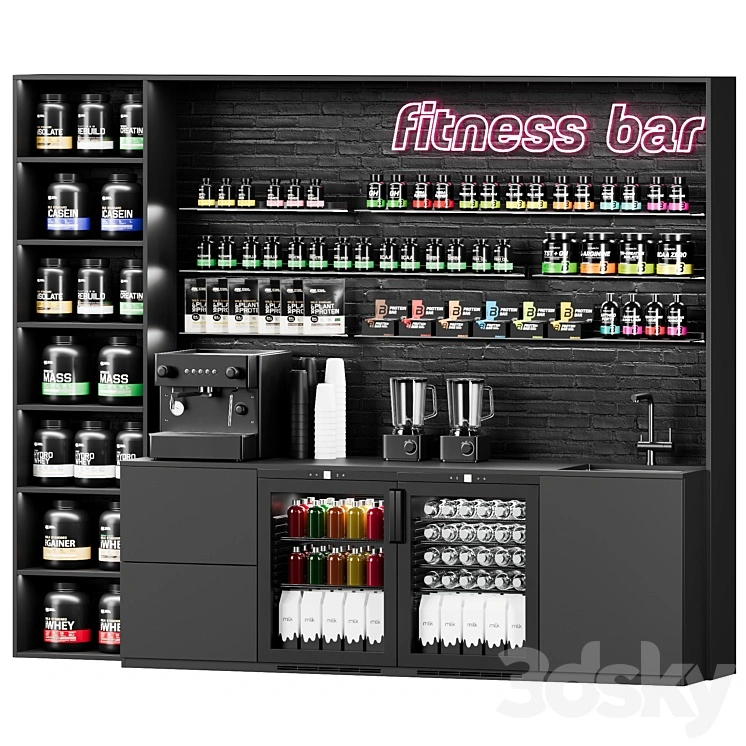 Fitness bar, sports nutrition 