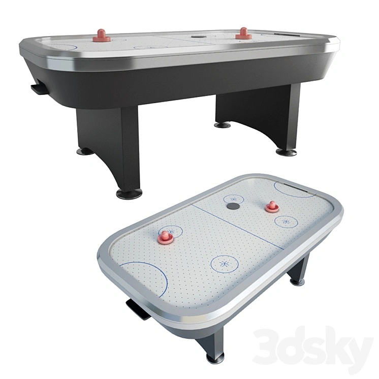 Electronic air hockey 