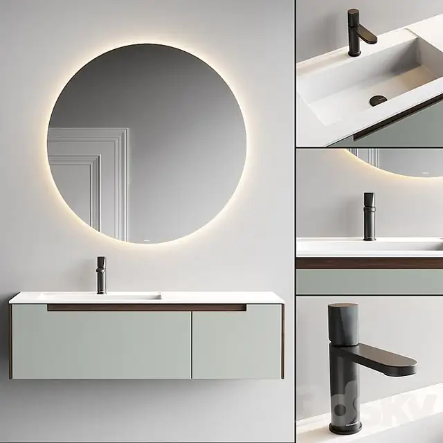 Antonio Lupi Design Orma Vanity Unit Set 2 