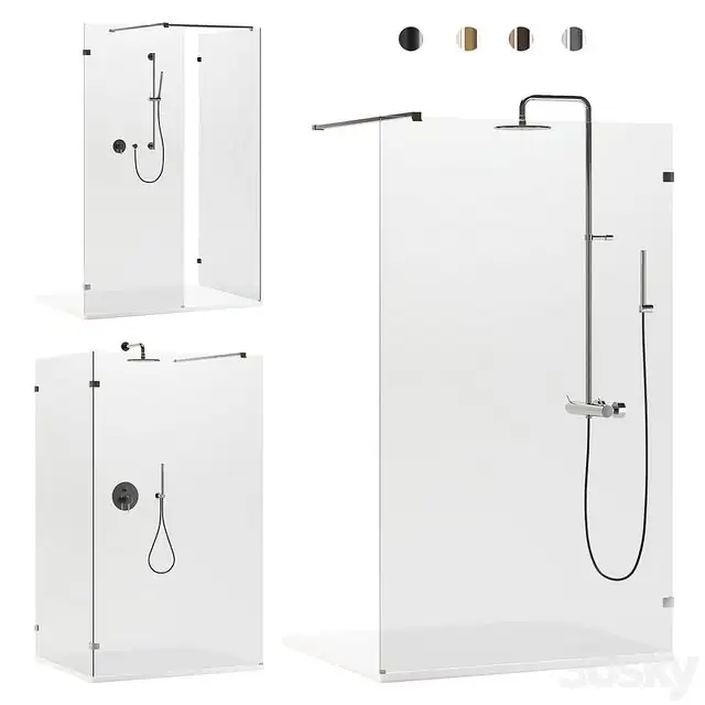 Arblu_Walk_in_Separet_Elite_shower_enclosures_+_Paffoni_shower_systems 