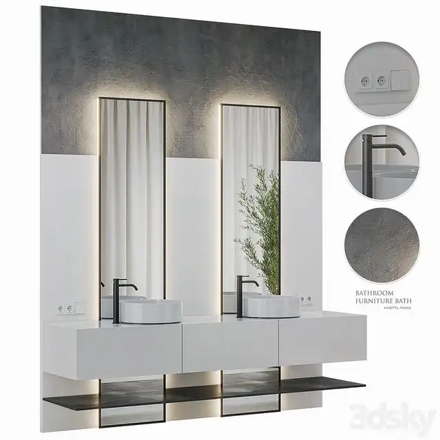 Bathroom furniture Bath Set 46 