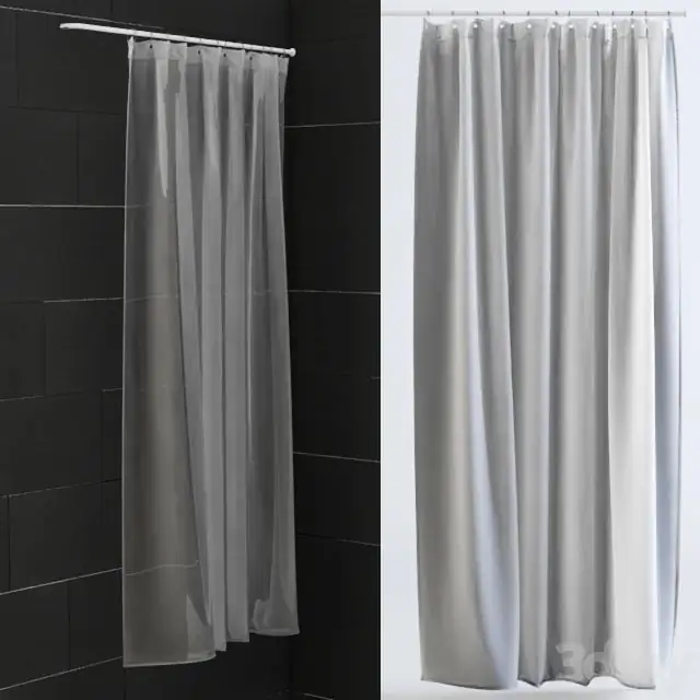 Curtains for bathroom (universal) 