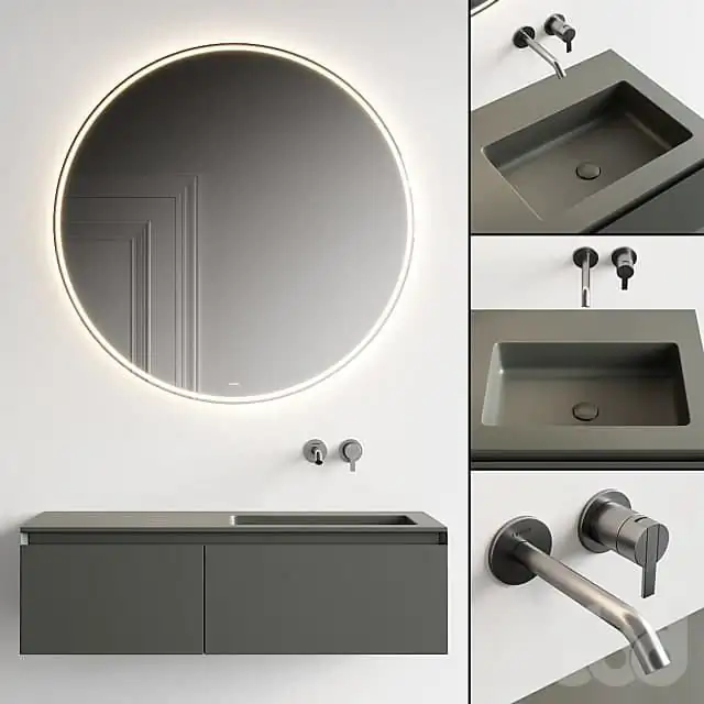 Inbani Strato Vanity Unit Set 6 