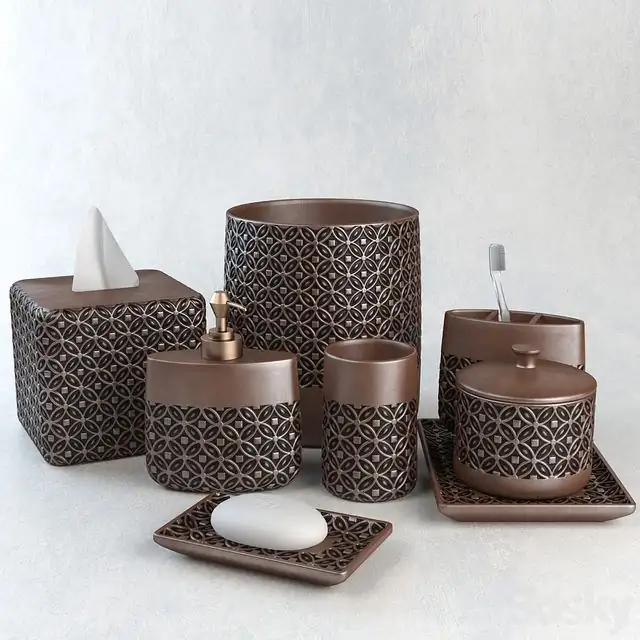 Set of bathroom accessories Islandia 