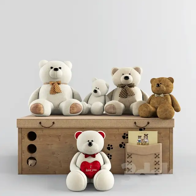play set with bears 