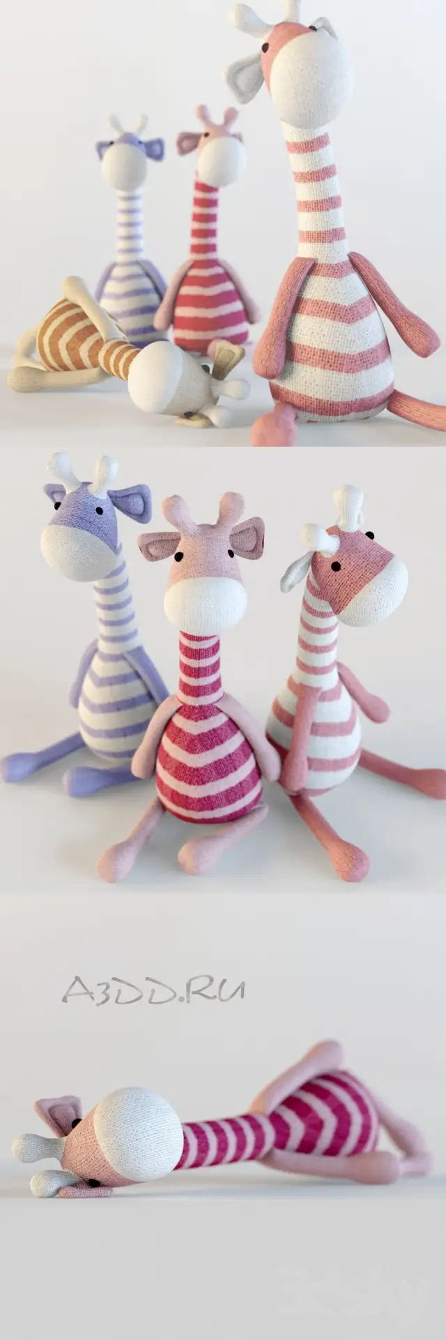 Giraffes textile 