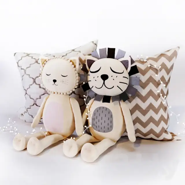 The Emily & Meritt Cat & Lion Plush 