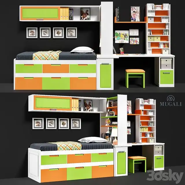 Mugali Juvenile №101 Children cabinet furniture 