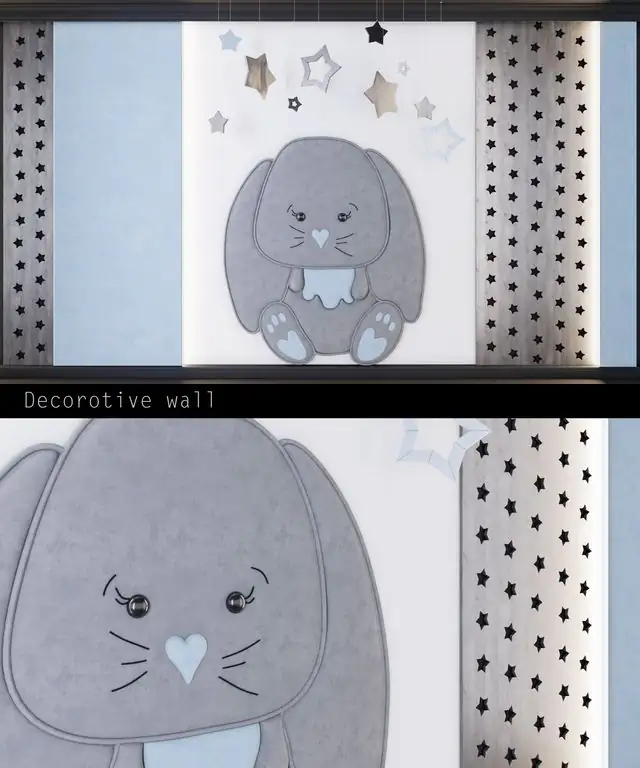Wall panels for children _ bunny (2) 