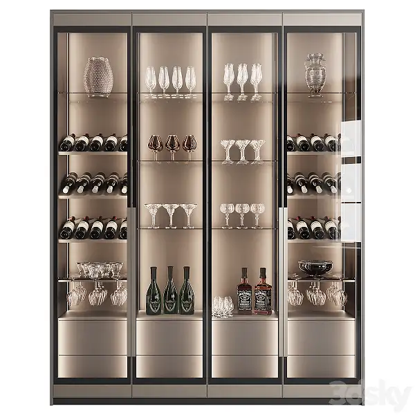 Cupboard With Dishes My Design N16 