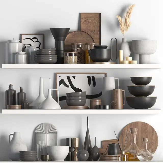 kitchen_set_01 (dark and wood) 