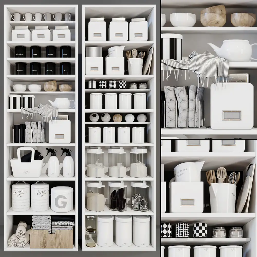Modern Racks With Decor 