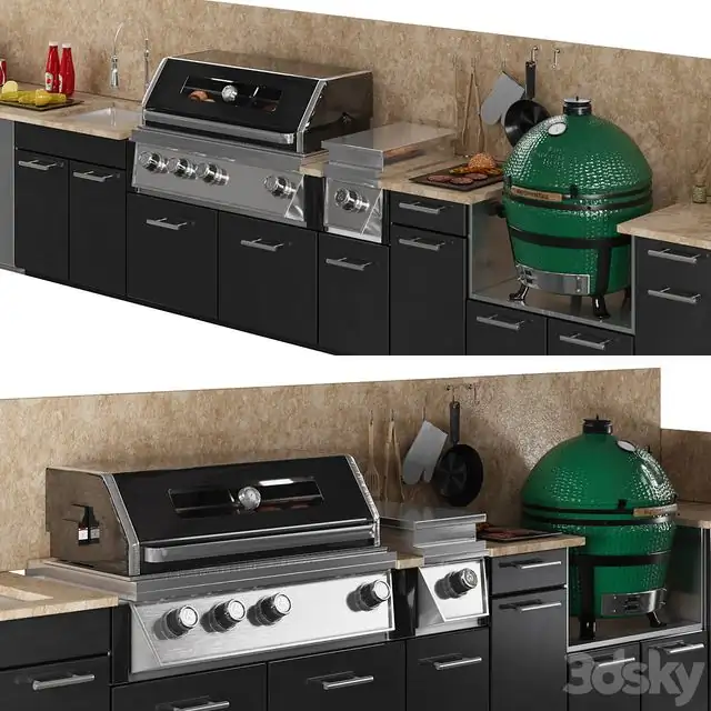 TREX outdoor kitchen 