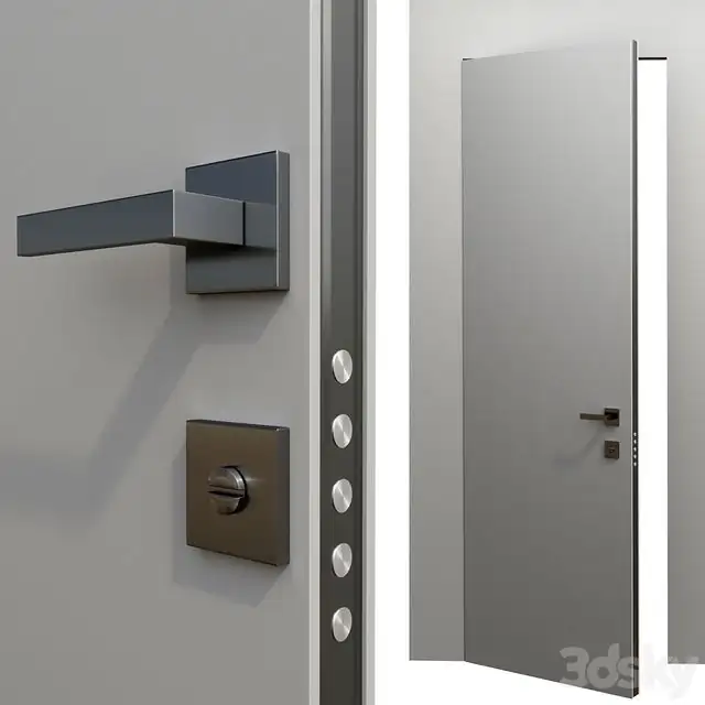 A set of doors with hidden hinges from Jaguar 