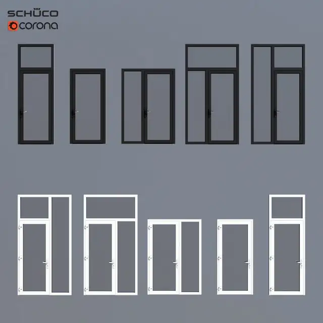 Aluminum doors Schuco 