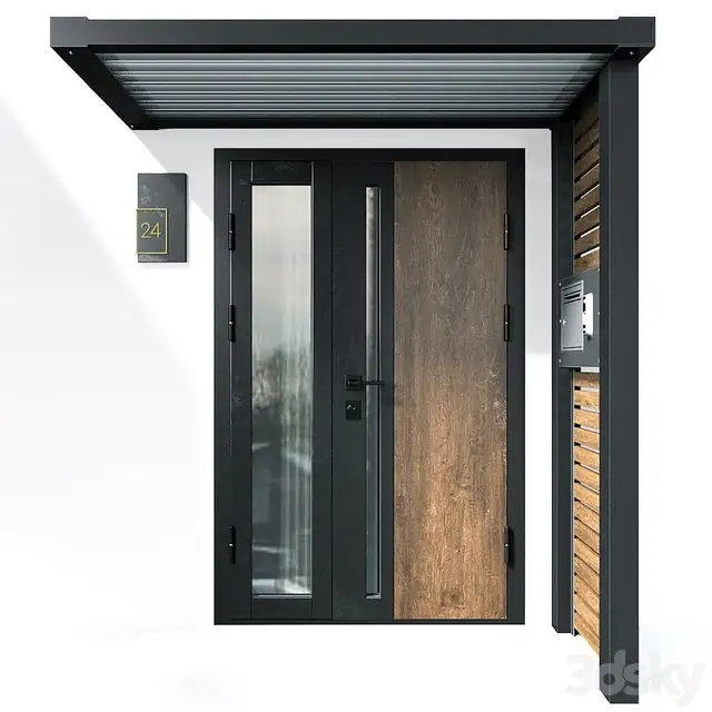 Modern entrance 02 