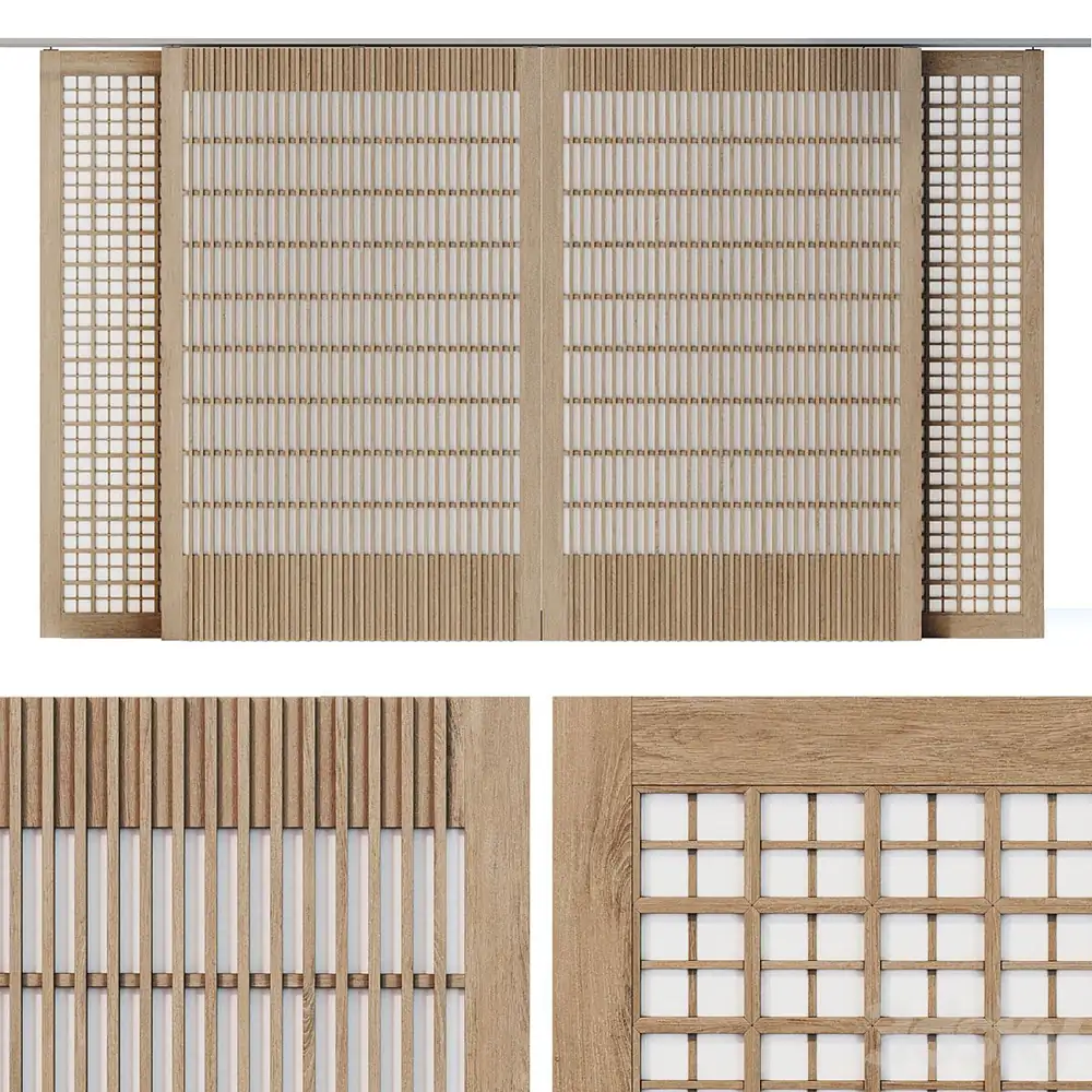 Sliding partition Japandi 