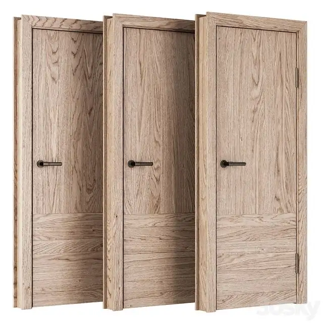 Wooden Door Set V13 Interior and Exterior door set 