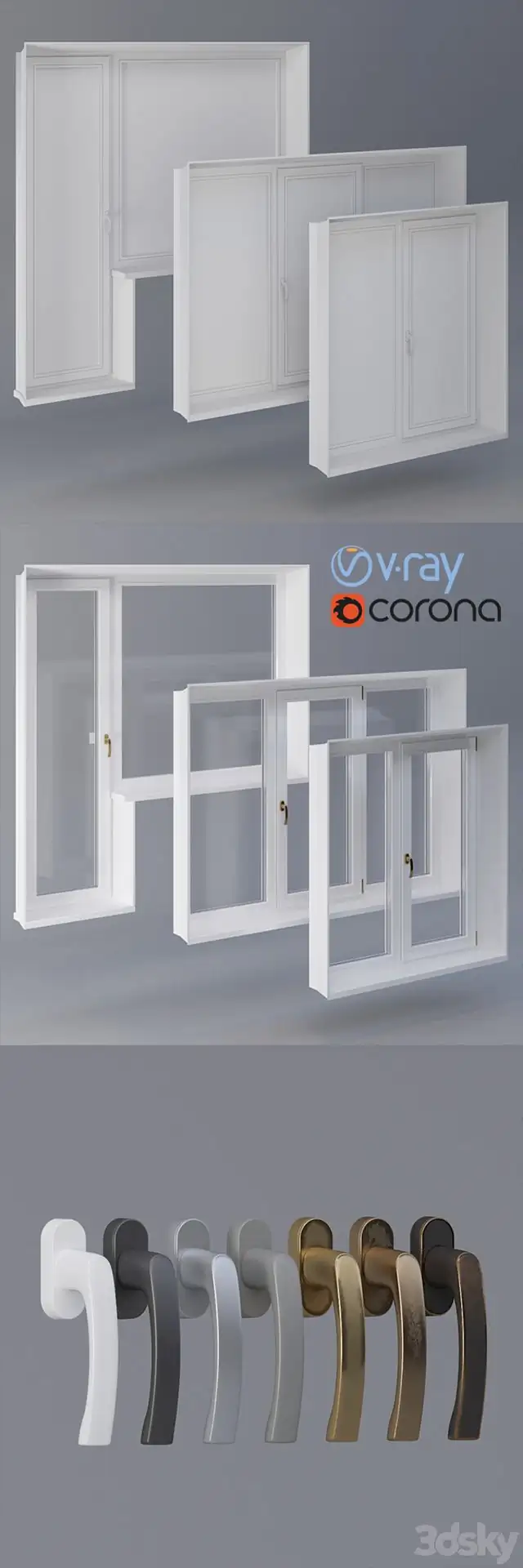 Wooden windows VEKA 