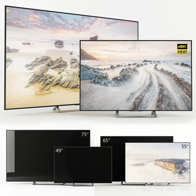 Sony KD TVs (4 pcs.) 