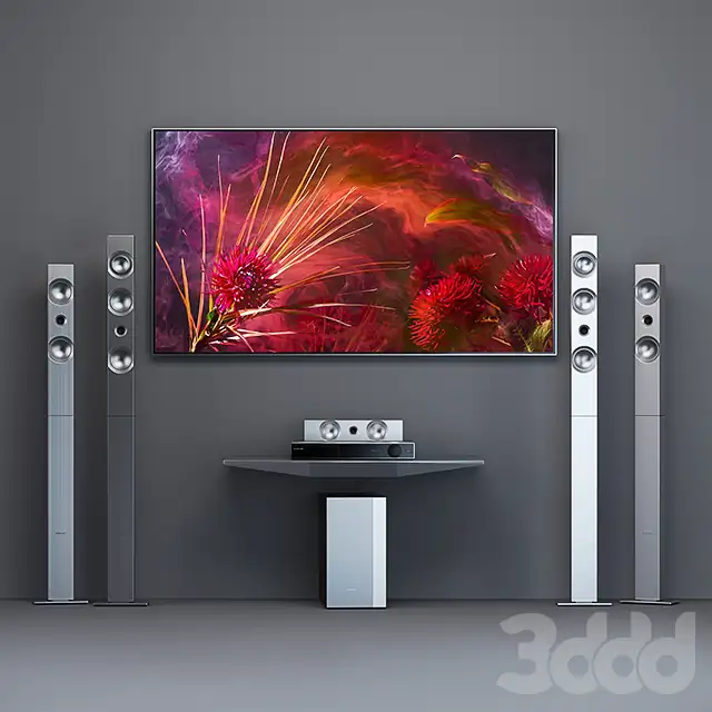 Home Theater Samsung HT-F9750W + tv Samsung Frame 