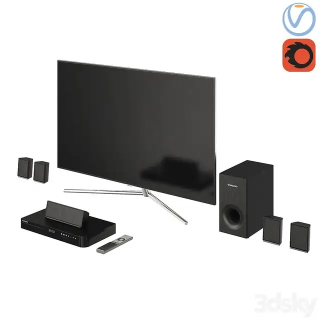 Samsung TV QLED Home Cinema Blu-ray 2 