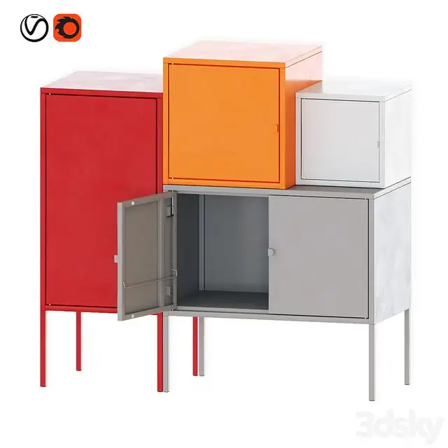 IKEA LIXHULT storage combination 