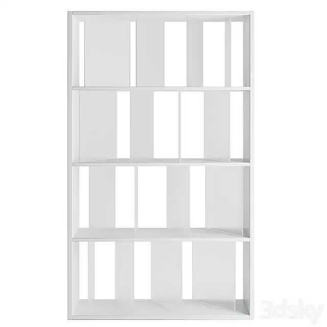 Kartell Library Sundial (White-Crystal) 