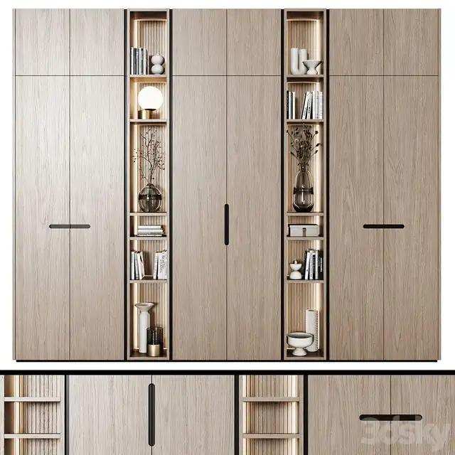 Modular wardrobes in modern style 67 