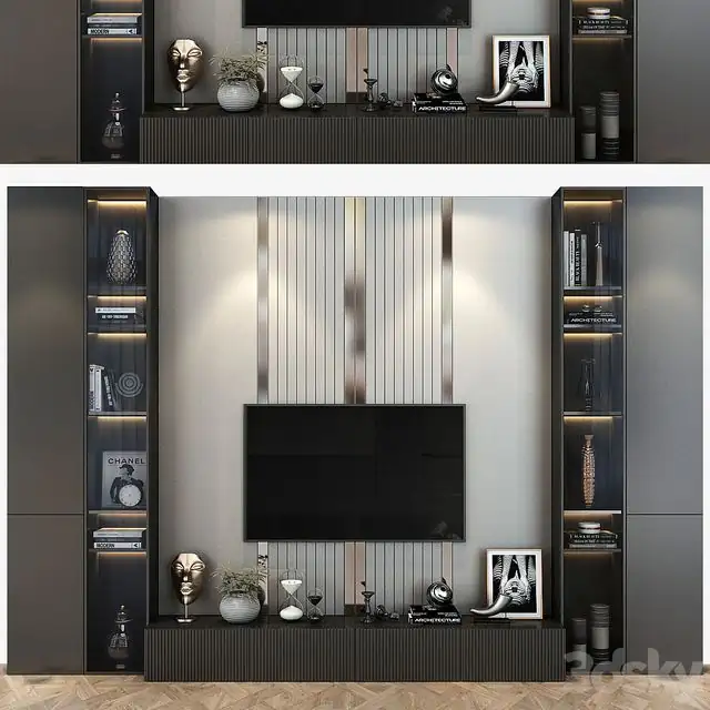 TV Wall set 0179 