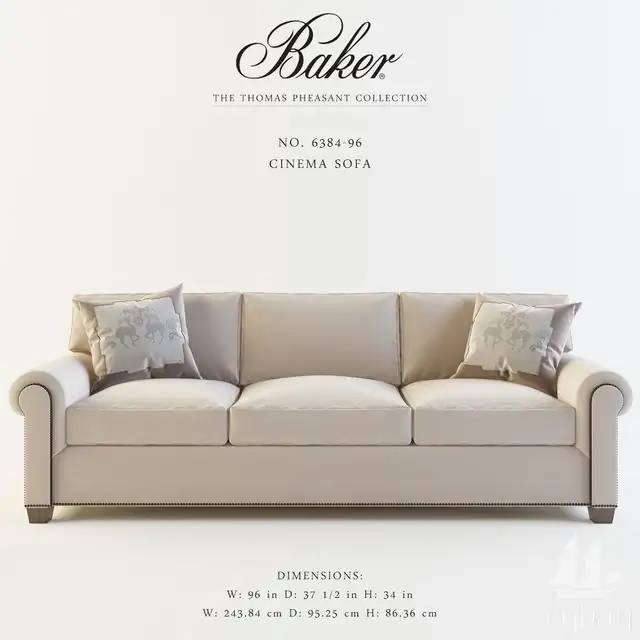 BAKER_CINEMA SOFA_No 6384-96 